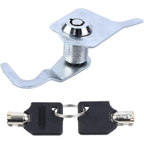 دراجة نارية Hard Saddle Bag Hardware 2 مفاتيح ، قفل جولة Trunk Tour-Pak الخلفية ، مجموعة Saddlebag Lock تناسب Harley Touring Electra Glide Road Road Glide Road King Ultra Glide 1993-2013