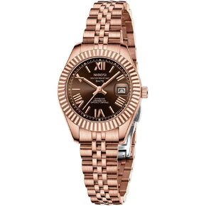 Nibosi Women's Watch Adalog Quartz Waterproof Lypes Watches Watch With Wath Thate Dainty Gold Fashion Fashion Luxury Stainless Steel Watch for Endists Female Designer Watch Watches for Women in Kuwait