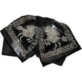 Mexican Charro Bow tie elastic band color Black Silver moño de gala 5 de Mayo Day of the Dead