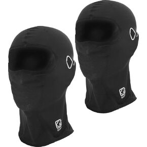 Kewig Balaclavas Face Mask 2Pcs with Glasses Holes for Men Women, Shiesty Masks, Summer Cooling Neck Gaiter Ice Silk UV Protection Lightweight for Motorcycle Cycling Ski Work