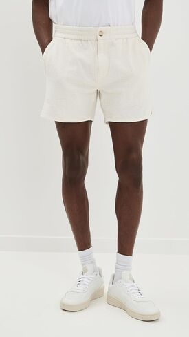 Madewell Men's Seersucker Bubble Shorts 5 " in Saudi Arabia