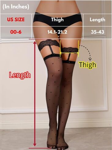 Heart Thigh High Stockings,Petite Size Sheer Mesh Garter Stocking,Sexy Knee Highs For Women Valentines Date in Saudi Arabia