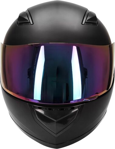 DOT Lightweight Full Face Motorcycle Street Bike Helmets with Extra Tinted Visor for Adults Men and Women, DOT Approved(Matte Black,M) in Saudi Arabia