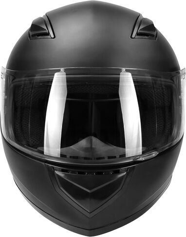 DOT Lightweight Full Face Motorcycle Street Bike Helmets with Extra Tinted Visor for Adults Men and Women, DOT Approved(Matte Black,M) in Saudi Arabia