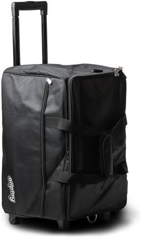 Allplay Rolling Board Game Bag - Fits 7 Standard Boxes - Suitcase/Backpack/Shoulder Strap/Carry Handle - Padded For Protection - Duffle Bag For Travel Or Game Night - Pocket For DND Accessories in Kuwait