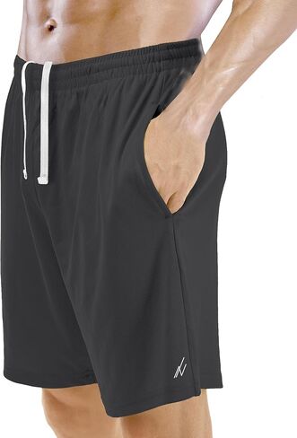 NY Threads 3 Pack Men's Athletic Shorts Quick Dry Lightweight Workout Running Gym Shorts with Pockets in Saudi Arabia