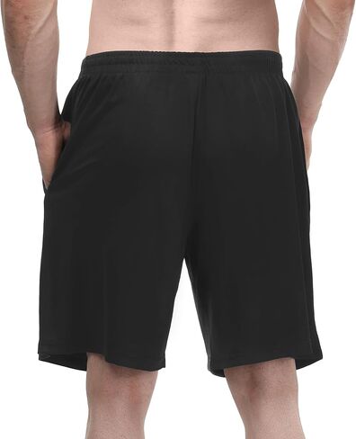 NY Threads 3 Pack Men's Athletic Shorts Quick Dry Lightweight Workout Running Gym Shorts with Pockets in Saudi Arabia