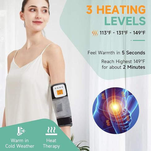Hip Heating Pad for Hip Pain Relief, Electric Hip Brace for Sciatica Pain Relief, Super Soft Heating Pad for Hip with 10-90min Auto-Off Timer, 86-158℉ Heat Level in Saudi Arabia