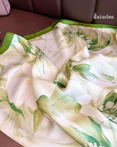 Neck Scarf For Womens Silky Head Scarves Hair Bandanas Square Scarf Fashion Accessories lightweight in Saudi Arabia