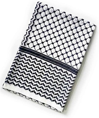 Palestinian Keffiyeh Shemagh Hijab Scarf, Muslim Women Kuffiyeh Arab Headwear in Saudi Arabia