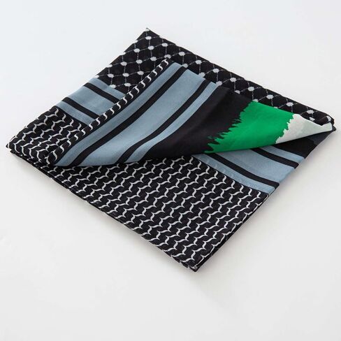 Palestinian Keffiyeh Shemagh Hijab Scarf, Muslim Women Kuffiyeh Arab Headwear in Saudi Arabia