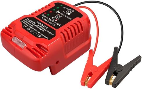 كابلات الطائر مع محول ل Milwaukee M-18 18 فولت بطارية القفز بطارية بداية ، 12V قفزة محمولة سيارة ، مع 11AWG القفز كابل لدعم السيارات محول (البطارية غير متضمنة) in Kuwait
