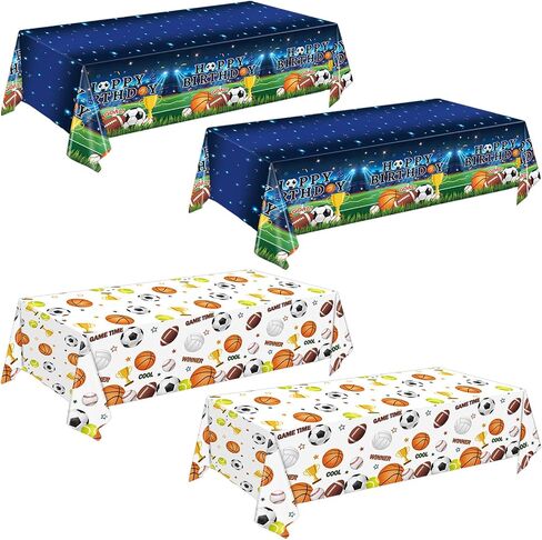 3 Pack Building Block Party Tablecloth Building Block Disposable Plastic Table Cover for Children Kids Blocks Birthday Party Supplies, 54 x 108 Inch in Kuwait