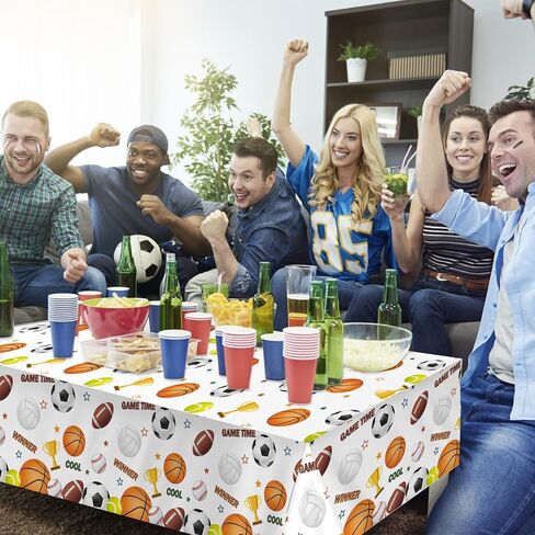 3 Pack Building Block Party Tablecloth Building Block Disposable Plastic Table Cover for Children Kids Blocks Birthday Party Supplies, 54 x 108 Inch in Kuwait