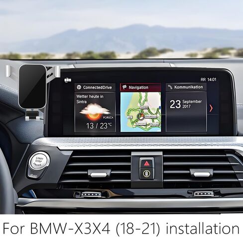 Car Phone Holder for BMW X3 X3-M 2022 2023 2024 and BMW X4 X4-M 2022-2024 SUV Auto Interior Accessories Best Cell Phones Mount Cellphone Mobile Cradle Charging Navigation Bracket Vent Accessory in Saudi Arabia
