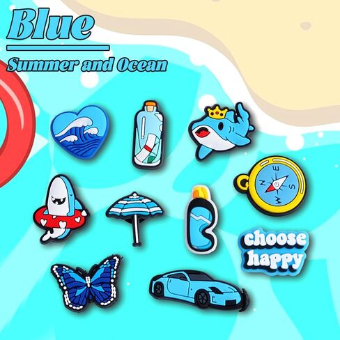 51pcs Colorful Shoe Charms for Women Men Girls Boys, Shoe Decorations Charms Pack for Sandals and Shoes, Party Favors Birthday Gifts in Saudi Arabia