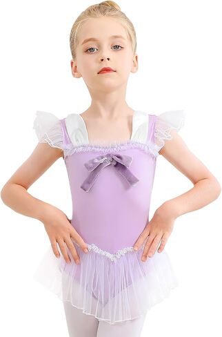 JiAmy Girls Ballet Dance Dress Tutu Skirt Leotard for Toddler Kids in Saudi Arabia