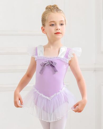 JiAmy Girls Ballet Dance Dress Tutu Skirt Leotard for Toddler Kids in Saudi Arabia