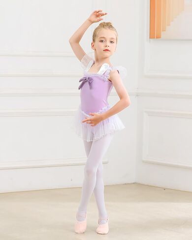 JiAmy Girls Ballet Dance Dress Tutu Skirt Leotard for Toddler Kids in Saudi Arabia