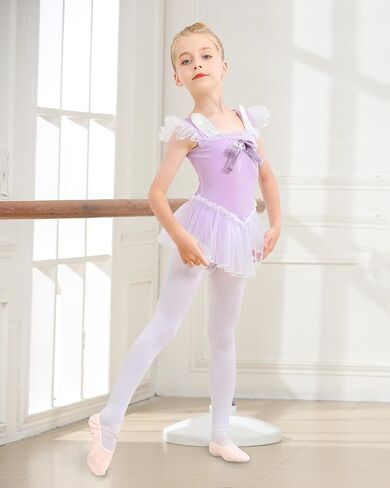 JiAmy Girls Ballet Dance Dress Tutu Skirt Leotard for Toddler Kids in Saudi Arabia