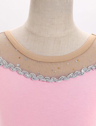 ODASDO Ballerina Costume for Girls Toddler Kids Ballet Dance Leotard Princess Glitter Tutu Dress Dancewear in Kuwait