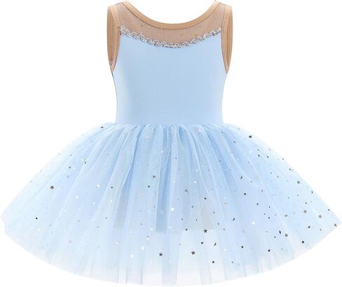 أزياء Odasdo Ballerina for Girls Toddler Kids Ballet Dance Leotard Princess Glitter Tutu Dresswear Dancewear in Kuwait