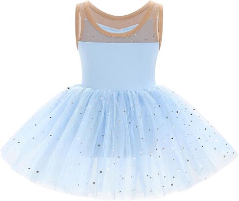 أزياء Odasdo Ballerina for Girls Toddler Kids Ballet Dance Leotard Princess Glitter Tutu Dresswear Dancewear in Kuwait