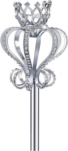 CiBiZi Fairy Princess Wands Queen King Scepter Wands Festival Wands for Pageant Role Play Wedding Halloween Prom in Kuwait