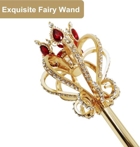 CiBiZi Fairy Princess Wands Queen King Scepter Wands Festival Wands for Pageant Role Play Wedding Halloween Prom in Kuwait