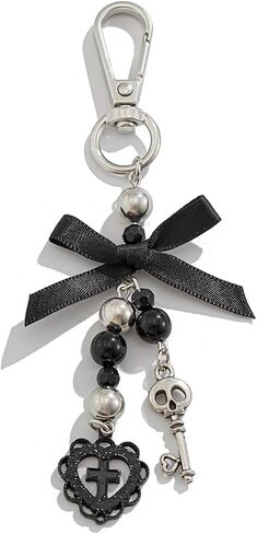 Gothic Horror Skull Halloween Keychain - Cross Pumpkin Ghost Key Chains Halloween Gifts for Women Men DIY Jewelry in Kuwait