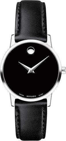 Movado Museum Classic Women’s Watch - حركة الكوارتز السويسرية ، حزام Calfskin - 3 ATM مقاومة للماء - ساعة أزياء فاخرة لها - 28 ملم in Kuwait