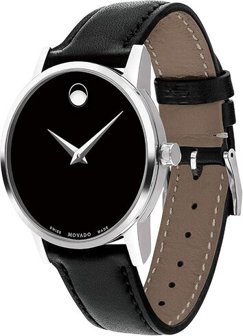 Movado Museum Classic Women’s Watch - حركة الكوارتز السويسرية ، حزام Calfskin - 3 ATM مقاومة للماء - ساعة أزياء فاخرة لها - 28 ملم in Kuwait