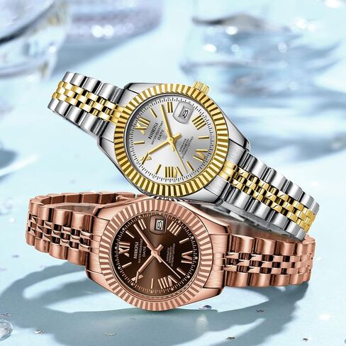 Nibosi Women's Watch Adalog Quartz Waterproof Lypes Watches Watch With Wath Thate Dainty Gold Fashion Fashion Luxury Stainless Steel Watch for Endists Female Designer Watch Watches for Women in Kuwait