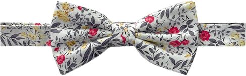 Jacob Alexander Men's Tropic Bouquet Floral Pattern Pre-Tied Adjustable Banded Bow Tie in Saudi Arabia