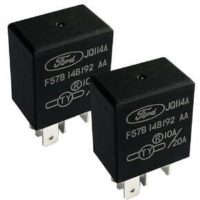 2Pcs F57B 14B192 AA 10A/20A 12VDC 5Pins Automotive Relay F57B 14B192 AA