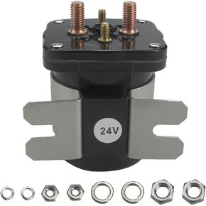 114-1211-020 12V 200A ترحيل الملف اللولبي مع 4 طرفي متوافق مع رودجرز وايت و Johnson Electric ، استبدل 586-902 586-105111 586-105111-3 586-105111S1 586-902S1