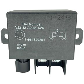 1-Pack V23132-A2001-X26 Relay – 12V 100A SPST Starter Relay – Compatible with BMW 3 Series, 5 Series, X5 – Fixes P0615 & P305F Codes