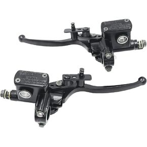 Triumilynn 7/8" 22mm Brake Master Cylinder for GY6 50cc 110cc 125cc 150cc 250cc Taotao Sunl Roketa Kazuma Baja Scooter Moped ATV 4 Wheeler Dirt Pit Bike, 1 Pair