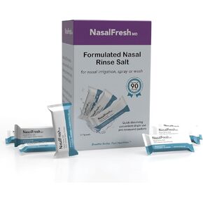 SPA Sciences NasalFresh MD ملح شطف الأنف - 90 عبوة إعادة التعبئة