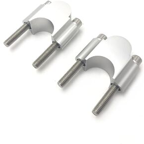 HTTMT H2311- Silver Tusk Handlebar Riser Kit 1 1/8 Inches Bars 30mm Motorcycle ATV Dirt Bike