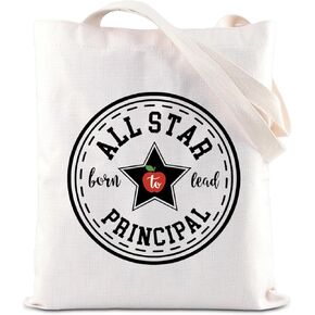 ENSIANTH Principal Tote Bag Preceptor Gift Teacher’s Day Gift Headmaster Handbag Principal Thank You Gift End of Years Gift
