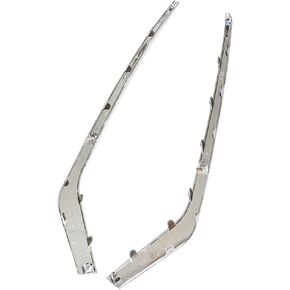 Front Bumper Chrome Lip Left & Right Side Replacement for Hyundai Sonata 2018 2019