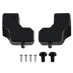 Tailgate Upper Rubber Bushing Bumper with 3 Bumper Clips, Tailgate Top Rubber Cushion LH, RH Compatible with F-250 F-350 F-450 F-550 Super Duty Replace#: HC3Z-99439A00-A HC3Z-99439A00-B