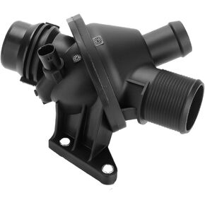 Engine Coolant Thermostat Housing Assembly - Compatible for BMW 228i 2.0L L4 - Gas 2014-2016 [Base], for BMW 228i xDrive 2.0L L4 - Gas 2015-2016 [Base] - Replace Part 11538648791 11538635689