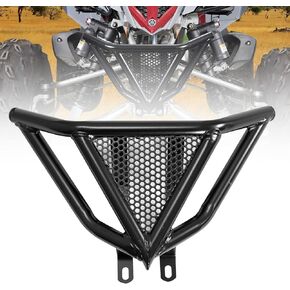 HAKA حارس الوفير الأمامي الصلب لـ Yamaha Raptor 700،700R ، SE ATV Accessories 2006-2023 ، Prushguard Pumper Protector for Yamaha Raptor YFM 700 / 700R 2006-2023 ، Black