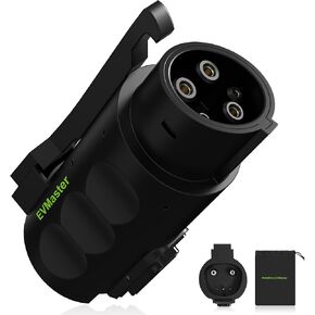 J1772 to Tesla Adapter 80 Amp 240V AC,Charger Adapter for Tesla Model 3/S/Y/X,SAE J1772 Chargers to Tesla Plug with Fast Charging,CE/FCC Certificated