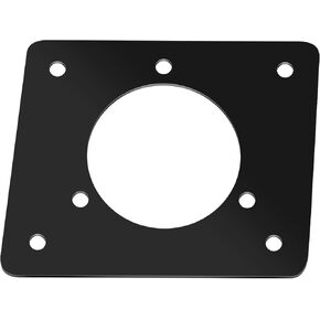 Charger Port Adapter Plate Compatible with E-ZGO Golf Cart Lithium Install and On Board Charging (only for 36v TXT cart) for Conversions to Onboard Charging Systems and 120V Plug Conversions
