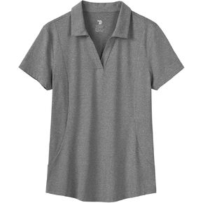 BASUDAM Women's Golf Polo Shirts V-Neck Short Sleeve Collared Tennis Shirts, Quick Dry Active Shirts