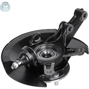 Front Right&Passenger Side Steering Knuckle & Wheel Bearing Hub Assembly Fit for Honda Civic L4 1.7 2001-2002, Replacement for 698-478