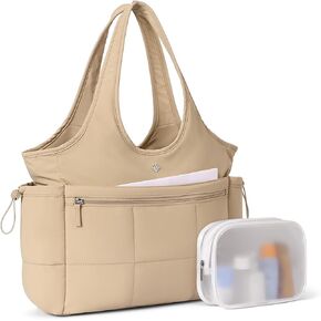 حقيبة حمل Bostanten uffer for Women Travel Tote Bag مع حقيبة ممرضة كمبيوتر محمولة مرن من العربة مع سحاب